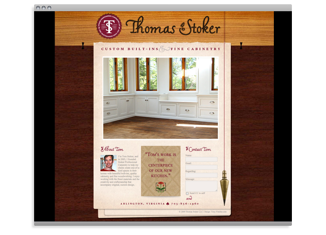 Tom Stoker Professional Carpentry web site