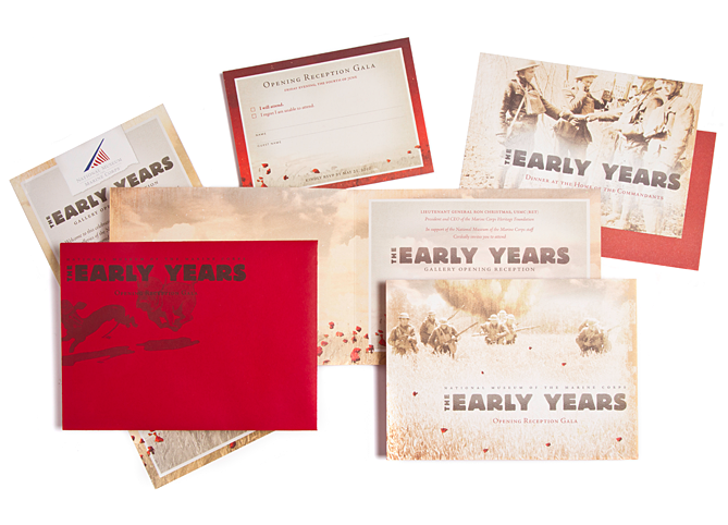The National Museum of the Marine Corps Early Years Gallery Opening Invite, Program